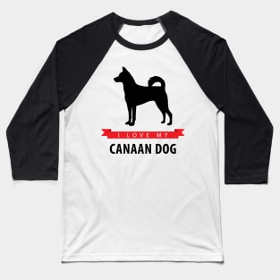 I Love My Canaan Dog Baseball T-Shirt